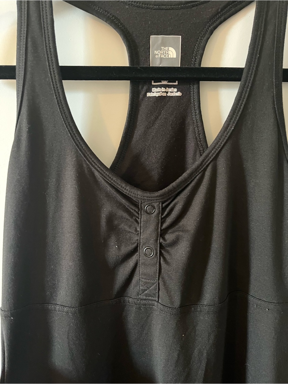 The North Face “Abby” Black Racerback Tank Dress Size Small